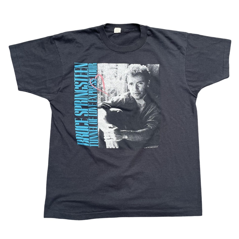 Vtg Bruce Springsteen Shirt Mens XL Tunnel Of Love Express Tour 1988 Band Tee
